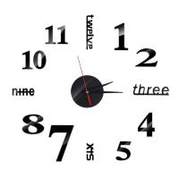 ราคา 2023นาฬิกาติดผนังขนาดใหญ่นาฬิกาควอตซ์3D แบบทำมือนาฬิกาแขวนผนังแฟชั่นสติกเกอร์กระจกอะคริลิคห้องนั่งเล่นตกแต่งบ้าน (21508929759)