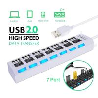 ราคา USB HUB 3 0 2 0 Hub 4 Port 7Port ตัวเพิ่มช่อง สายยาว 50cm ต่อเมาส์ คีบอร์ด card reader (24498645554)
