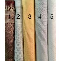 ราคา 119บาท เมตร ผ้าลายไทย ไหมเทียมทอลายไทย ผ้าทอลายไทย (21761166335)