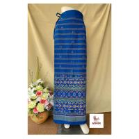 ราคา ผ้าถุงสำเร็จ ลายขวาง ผ้าถุงผ้าฝ้าย สีขาว สีฟ้า ผ้าถุงเชือกผูก ผ้าถุงใส่ไปวัด (14078174242)