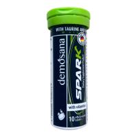 ราคา Demosana spark with Vitamins ดีโมซาน่า สปาร์คกับวิตามิน ชนิดเม็ดฟู่ 10 เม็ด (21741273081)