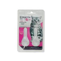 ราคา หยดกำจัดเห็บหมัด หยอดหมัด แมว Frontgard plus cleartix Fiproline 2 หลอด (24493126976)