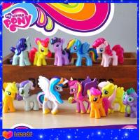 ราคา ตุ๊กตา โมเดล ม้าโพนี่ 12ตัว เซ็ต little pony ของเล่นเด็ก น่ารักมาก (16451293188)