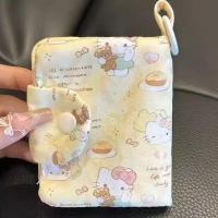 ราคา กระเป๋าใส่เหรียญ HelloKitty ลายการ์ตูนสุดน่ารัก กระเป๋าใส่เอกสารใบขับขี่แบบสองชั้น กระเป๋าใส่เหรียญผ้าลายการ์ตูนสุดน่ารัก (23096363532)