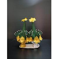 ราคา บายศรีพรหม บายศรีสำเร็จบายศรีปากชาม คู่พร้อมส่ง (20909069664)