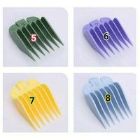 ราคา หวีรองตัดผม หวีรอง ปัตตาเลี่ยน ฟันรองตัดผมชาย wahl kemei เบอร์5 6 7 8 สี (6614232854)