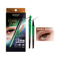 ราคา BROWIT AURORA LONG STAY EYELINER บราวอิท ออโรร่า ลอง สเตย์ อายไลน์เนอร์ อายไลน์เนอร์หัวพู่กัน 0 5g 1 ชิ้น (19991960292)