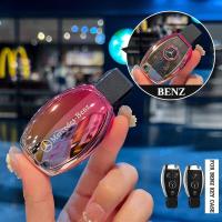 ราคา ที่ใส่กุญแจรถ Benz เคสกุญแจ BENZ GLC CLA250 W204 เคสกุญแรถยนต์ benz CLA E S GLC พวงกุญแจ benz (22580442749)