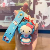 ราคา สวัสดีชุดคิตตี้ขึ้นไดอารี่ Sanrio พวงกุญแจตุ๊กตา Hello Kitty จี้น่ารักเครื่องประดับหญิง (23651309394)