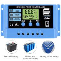 ราคา SHE โซล่าชาร์จเจอร์ โซล่าชาร์จคอนโทรลเลอร์30A 20A 10A Solar charge controller 12V 24V อุปกรณ์ควบคุมแผงโซล่า (23903563431)