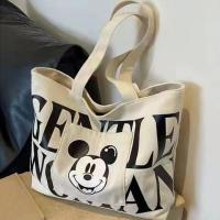 ราคา PIYU Hot Korean Style Tote Bag Stylish Large Capacity Tote Bag European And American Letter Printed Canvas Tote Bag (23520821828)