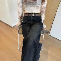 ราคา เสื้อผ้าตัวบนและกางเกงขาสั้นสีสันสุขุมแบบสุ่ม กระโปรงทรงเอเอวสูง กางเกงขายาว ผ้าเดนิม ทรงหลวม ปกติ (24503258670)