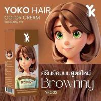 ราคา โยโก๊ะ แฮร์ คัลเลอร์ ครีมYOKO สีย้อม (23509651265)