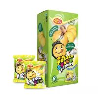 ราคา ขนมปังแครกเกอร์ มันฝรั่งแผ่นบางกรอบ ขนมปังแลบลิ้น Baked Potato Crisp มีให้เลือก 8 รสชาติ กล่องบรรจุ30ห่อ ขนมนำเข้า (13073723374)