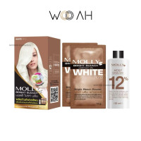 ราคา Molly Organic Color Cream มอลลี่ คัลเลอร์ ครีมเปลี่ยนสีผม สีย้อมผม 100ml (24279713897)