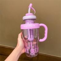 ราคา B LIVEM undersell 800ml Mickey Mouse Cartoon Lotso Mickey Strawberry Bear Large Capacity Thermos Cup Straw Cup 316 Stainless Steel Coffee Cup heby1 (24460453013)