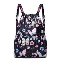 ราคา Elephant Print Foldable Bag Light Weight Womens Drawstring Travel Backpack Large Capacity Handbag Mothers Waterproof Shopping Handbag (23440089906)