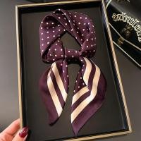ราคา ผ้าพันคอไหมลายจุดสีดำขาว ผ้าพันคอผ้าฝ้ายบางสำหรับผู้หญิง ฤดูใบไม้ผลิ ฤดูใบไม้ร่วง ฤดูหนาว ผ้าคลุมคอ ผ้าคลุมไหล่ แฟชั่น (23734562171)