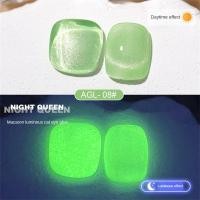 ราคา เจลทาเล็บแวววาวเล็บตาแมว9สียาทาเล็บเรืองแสง15มล (24392485227)