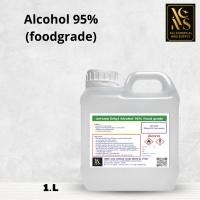 ราคา แอลกอฮอล์ 95 Food Grade เอทิลแอลกอฮอล์ Ethyl Alcohol 95 Ethanol ขนาด1ลิตร (24555595552)