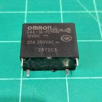 ราคา รีเลย์ Relay OMRON คอยล์ 12VDC 24VDC 4P 20A 250VAC ของแท้ G4A 1A PE OMRON 1 ตัว (19048378653)