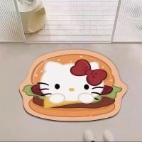 ราคา Molesc พรมเช็ดเท้าธีม Hello Kitty น่ารักสำหรับใช้ในบ้านและสำนักงาน (23826293109)