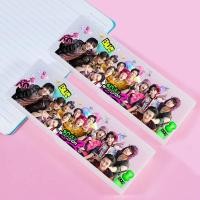 ราคา กระเป๋าดินสอ กล่องดินสอนักเรียน กล่องเครื่องเขียนโปร่งแสง ฝ้ารถบัส (23910924324)