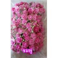 ราคา ดอกมินิโรส S ดอกกุหลาบจิ๋ว ดอกกระดาษสาไซส์เล็ก ขนาด 1 5ซม 100ชิ้น (19931642265)