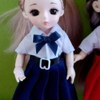 ราคา ชุดตุ๊กตา บาโบลี่ ชุดนักเรียน Baboliy Doll clothes student uniforms ดาร์บี่ Lati ลาติ (2645084061)