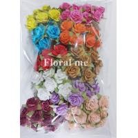 ราคา ดอกมินิโรส S ดอกกุหลาบจิ๋ว ดอกกระดาษสาไซส์เล็ก ขนาด 1 5ซม 100ชิ้น (19931642300)