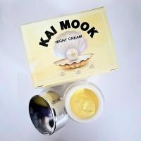 ราคา ครีมไข่มุก บำรุงผิวหน้า KAI MOOK NIGHT CREAM ครีมไข่มุก ไนท์ครีม ครีม กลางคืน ครีมกันแดด KAI MOOK SUNSCREEN ครีมกันแดดไข่มุก SPF50 PA ขนาด 10 กรัม กระปุก (22874428825)