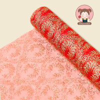 ราคา ผ้าตาข่ายกากเพชร หน้ากว้าง 50 cm สำหรับห่อช่อดอกไม้ ห่อของวัญ ตกแต่งเสื้อผ้า (23145613908)