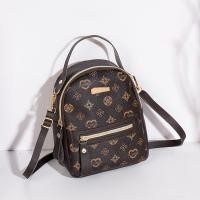 ราคา FXSAXUNN Fashion Printed Women Small Backpack Waterproof Double Layer Large Capacity Shoulder Bag Casual Daily Cell Phone Coin Purse (24564799909)