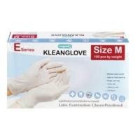 ราคา ถุงมือยางทางการแพทย์ KLEANGLOVE คลีนโกรฟ Size S M L (18751093565)