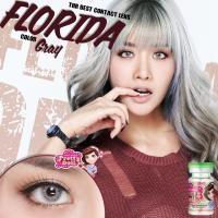ราคา COD คอนแทคเลนส์พริตตี้ดอล Pretty doll Contact Lens รุ่น Florida ค่าสายตา ปกติ สี Gray brown 0 00 6 00 (7756787805)