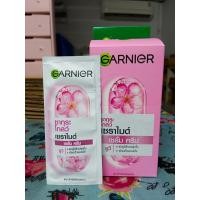 ราคา 6 ซอง โฉมใหม่ GARNIER SAKURABRIGHT การ์นิเย่ ซากุระ ไบรท์ โกลว์ เซรั่ม ครีม SPF 30 PA 7 ml ซองฉีก (18443773414)