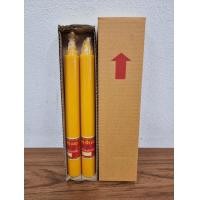 ราคา เทียน เทียนพรรษา เทียนเข้าพรรษา เบอร์6 ยาว ขนาด30x3 4ซม กลม เรียบ เทียนคู่ สีเหลือง จำนวน1คู่ (15062906286)