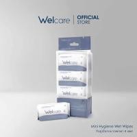 ราคา ทิชชู่เปียก Welcare Mini Hygienic Wet Wipes 8 ห่อ แพ็ค ทำความสะอาดผิว สูตรไฮจีนิคไวพส์ รุ่นมินิ (24381970863)
