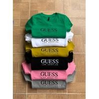 ราคา เสื้อยืดคอวี ปัก GUeSS (24138673325)