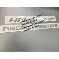ราคา สติ๊กเกอร์แบบดั้งเดิมติดรถ ISUZU คำว่า Hi Lander ABS EBD AIRBAGS ติดรถ แต่งรถ อีซูซู แบบดั้งเดิมรถ sticker ติดท้ายรถ (9531427940)