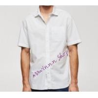 ราคา เสื้อเชิ้ตสีขาวแขนสั้น สินค้ามือสอง เกรด A สภาพสินค้า 90 (22543631300)