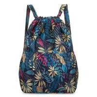 ราคา QNQN Ladies Fashion Printed Drawstring Backpack Lightweight and Portable Foldable Sports Fitness Backpack Outdoor Travel Backpack (24534409212)