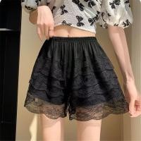 ราคา กางเกงขาสั้นลูกไม้ห้าชั้นของผู้หญิง Jk เลกกิ้งระบายอากาศดีกางเกงซับในป้องกันการเปิดรับแสงกางเกงขาสั้นสำหรับเป็นมิตรกับผิว (24615672535)