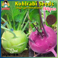 ราคา ปลูกง่ายในเมืองไทย เมล็ดพันธุ์ กะหล่ำปมสีเขียว เมล็ดกะหล่ำปม โคราบี้ บรรจุ 150 เมล็ด Mixed Kohlrabi Seeds Turnip Cabbage Kohlrabi Vegetable Seeds เมล็ดพันธุ์กะหล่ำปม เมล็ดพันธุ์ผัก เมล็ดผักสวนครัว เม 