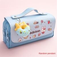 ราคา LVYIMAO กระเป๋าใส่ดินสอความจุมากอเนกประสงค์สไตล์เกาหลีกระเป๋าเก็บกล่องเครื่องเขียนดินสอลายน่ารัก (24315785200)