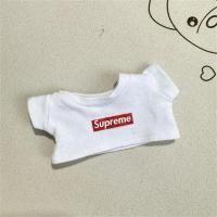 ราคา 17cm Labubu Plush Dolls Clothes vinyl baby doll clothes cute khaki pants supreme set sitting party clothes (23669130102)