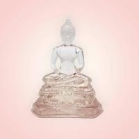 ราคา พระพุทธรูป ปางสมาธินั่งฐานบัว เนื้อเรซิ่น ใส ขนาด 4x2 2x5 นิ้ว (24082845199)