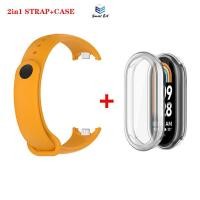 ราคา สายรัดซิลิโคน 2 IN 1 สำหรับ Xiaomi Mi Band 9 8 สายรัดนาฬิกาสำหรับ Xiaomi Smart Band 9 Xiaomi Mi Band 8 พร้อมเคสป้องกัน สายนาฬิกา สายสำรอง อุปกรณ์เสริมสร้อยข้อมือ (22852292174)