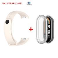 ราคา สายรัดซิลิโคน 2 IN 1 สำหรับ Xiaomi Mi Band 9 8 สายรัดนาฬิกาสำหรับ Xiaomi Smart Band 9 Xiaomi Mi Band 8 พร้อมเคสป้องกัน สายนาฬิกา สายสำรอง อุปกรณ์เสริมสร้อยข้อมือ (22852292184)