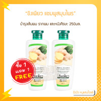 ราคา 1แถม1 ขิงเพียว แชมพูสมุนไพร 250 มล ทำความสะอาดและช่วยฟื้นบำรุงผมเสีย (17017013830)